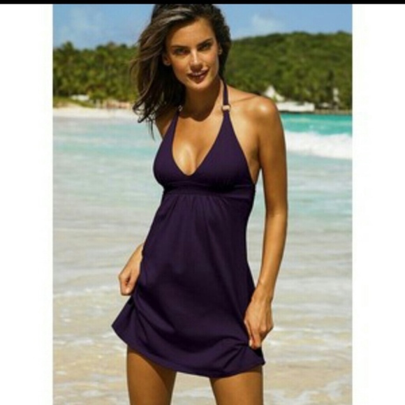 beach dress with built in bra